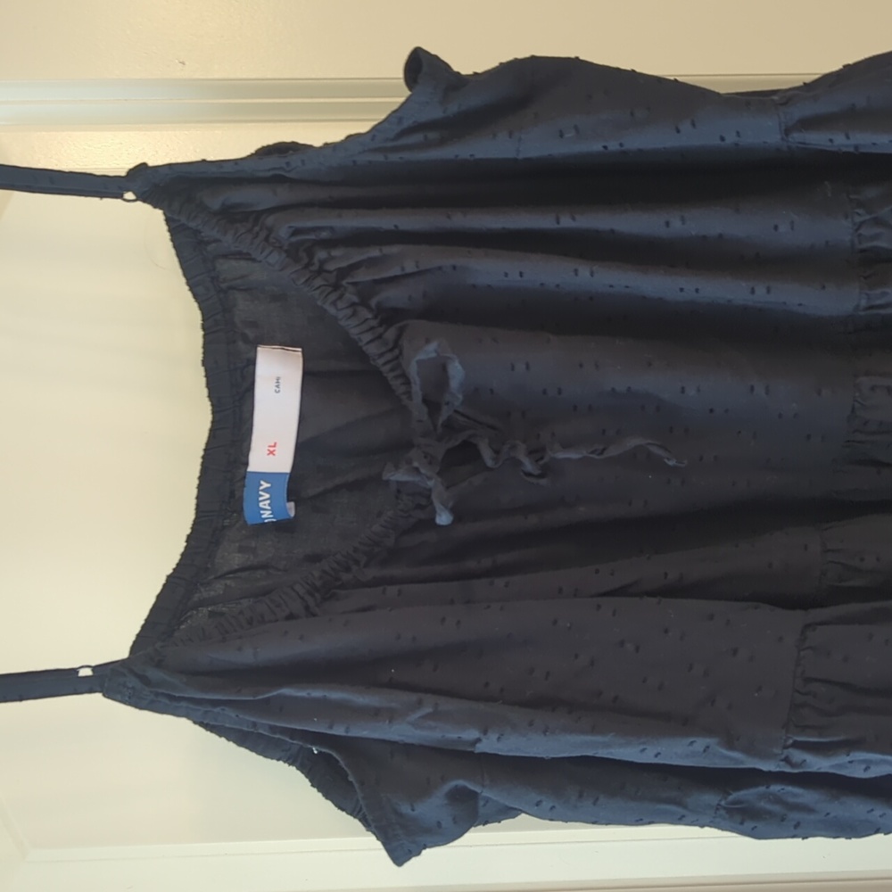 Black Old Navy XL Eyelet Dress